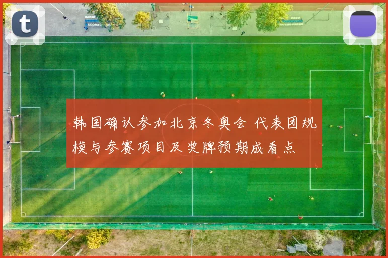 韩国确认参加北京冬奥会 代表团规模与参赛项目及奖牌预期成看点